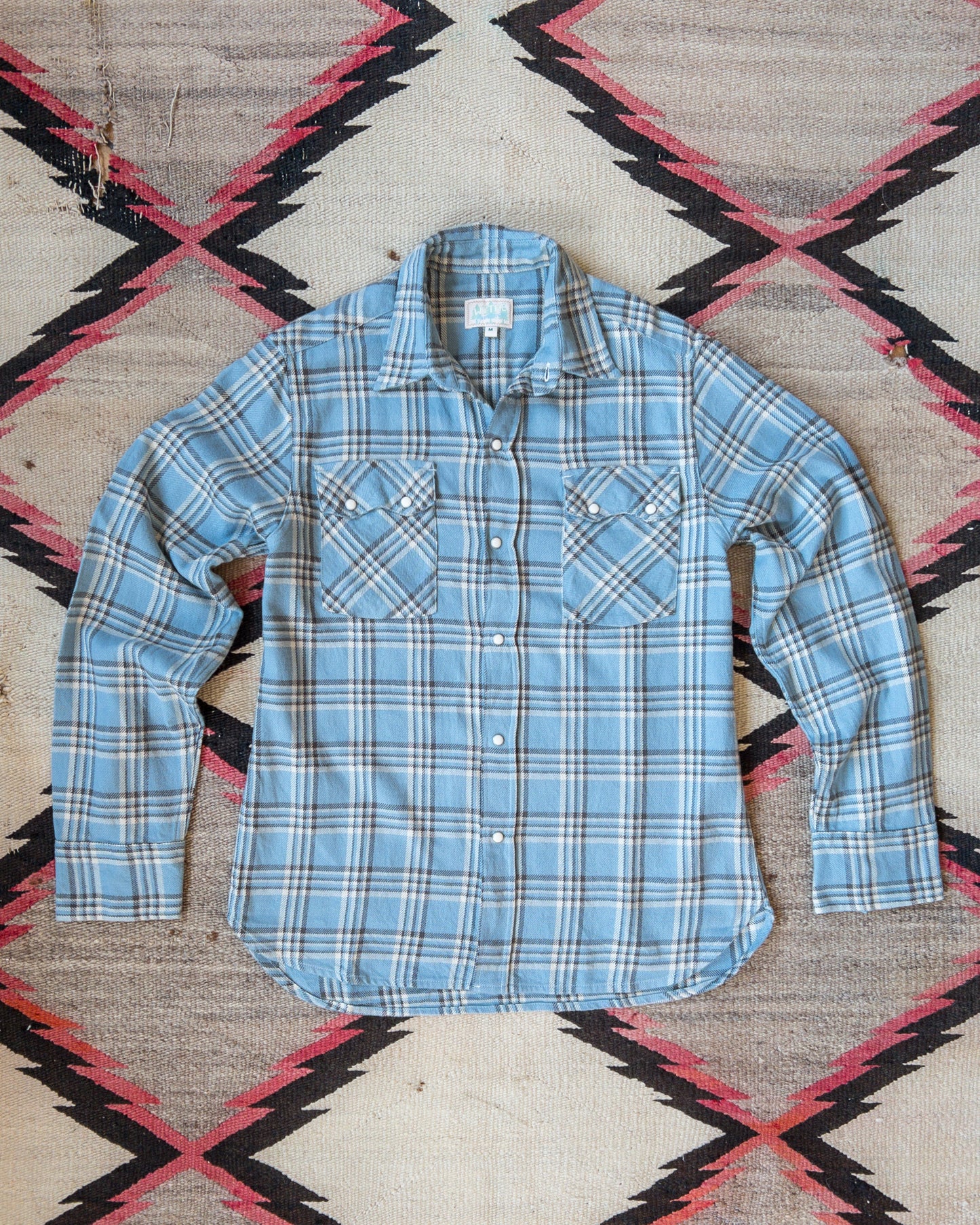 Washed Flannel Pearlsnap Shirt - Rogue River