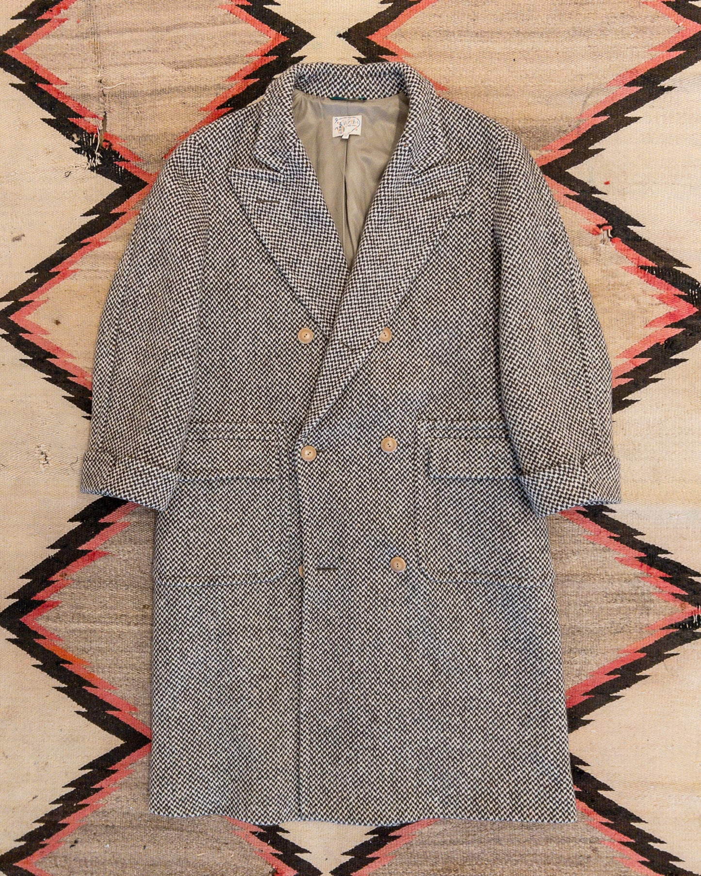 Barleycorn Tweed Polo Coat