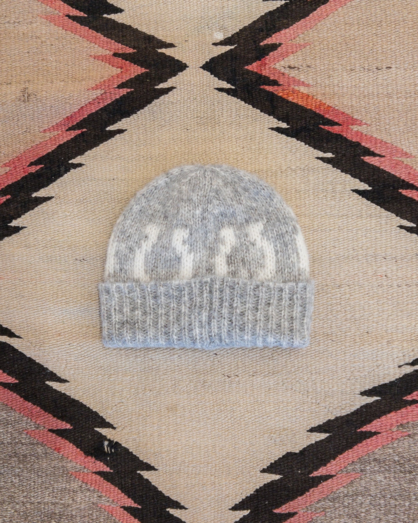 Alpaca Horseshoe Beanie - Seasalt