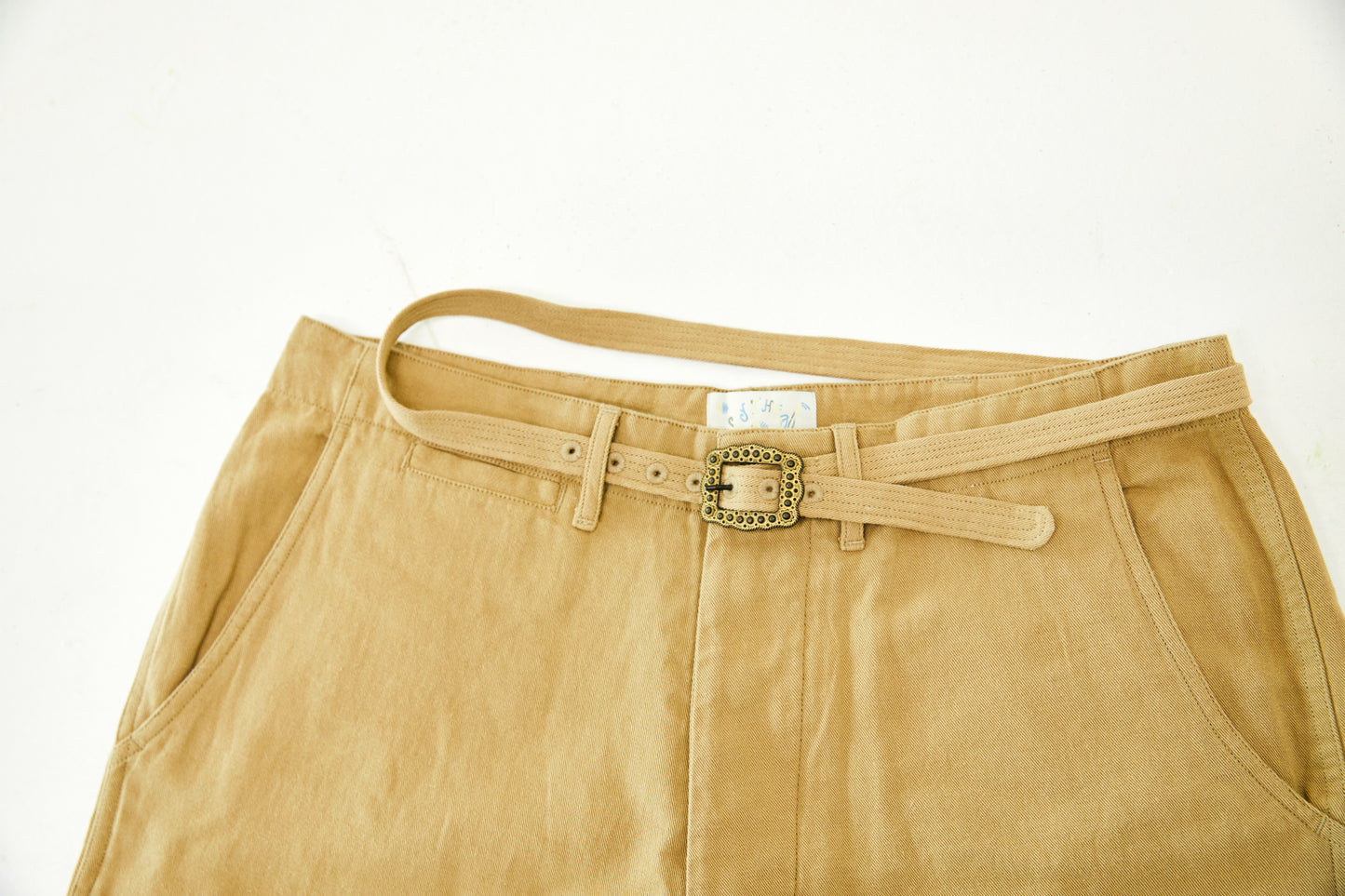 Cotton Linen Twill Self Belt