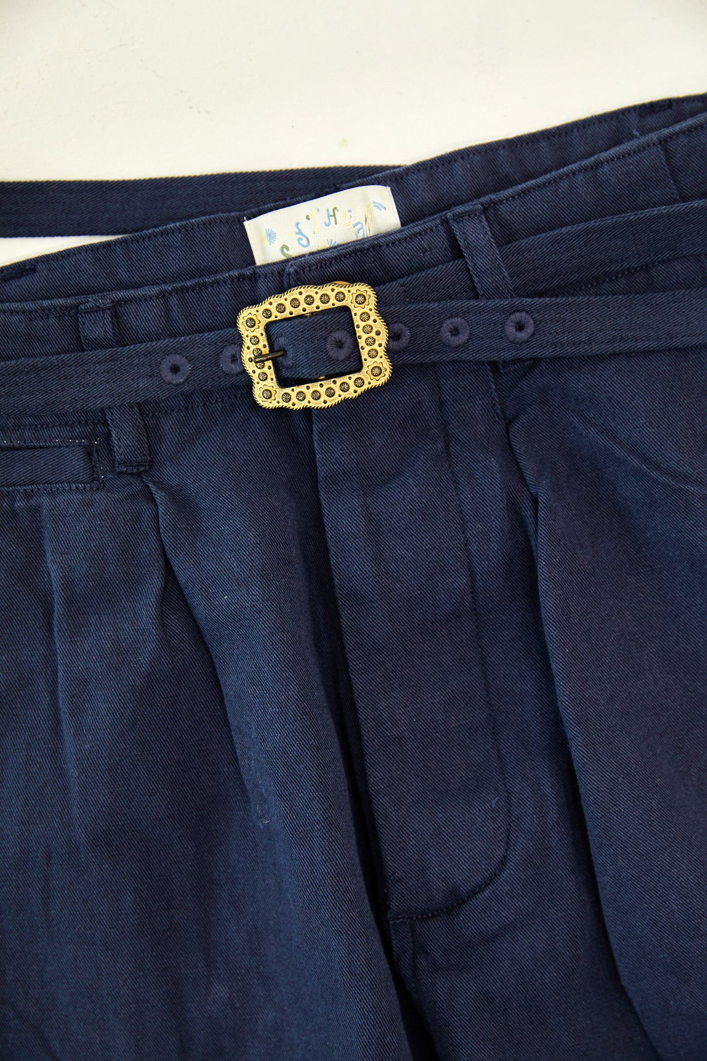 Cotton Linen Twill Self Belt