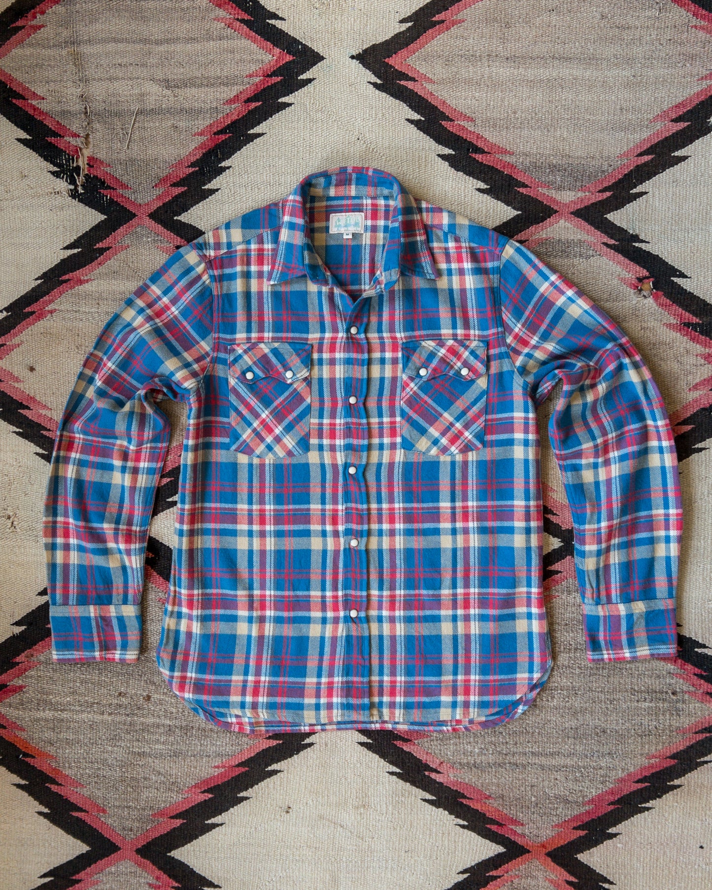 Washed Flannel Pearlsnap Shirt - Northwoods Plaid