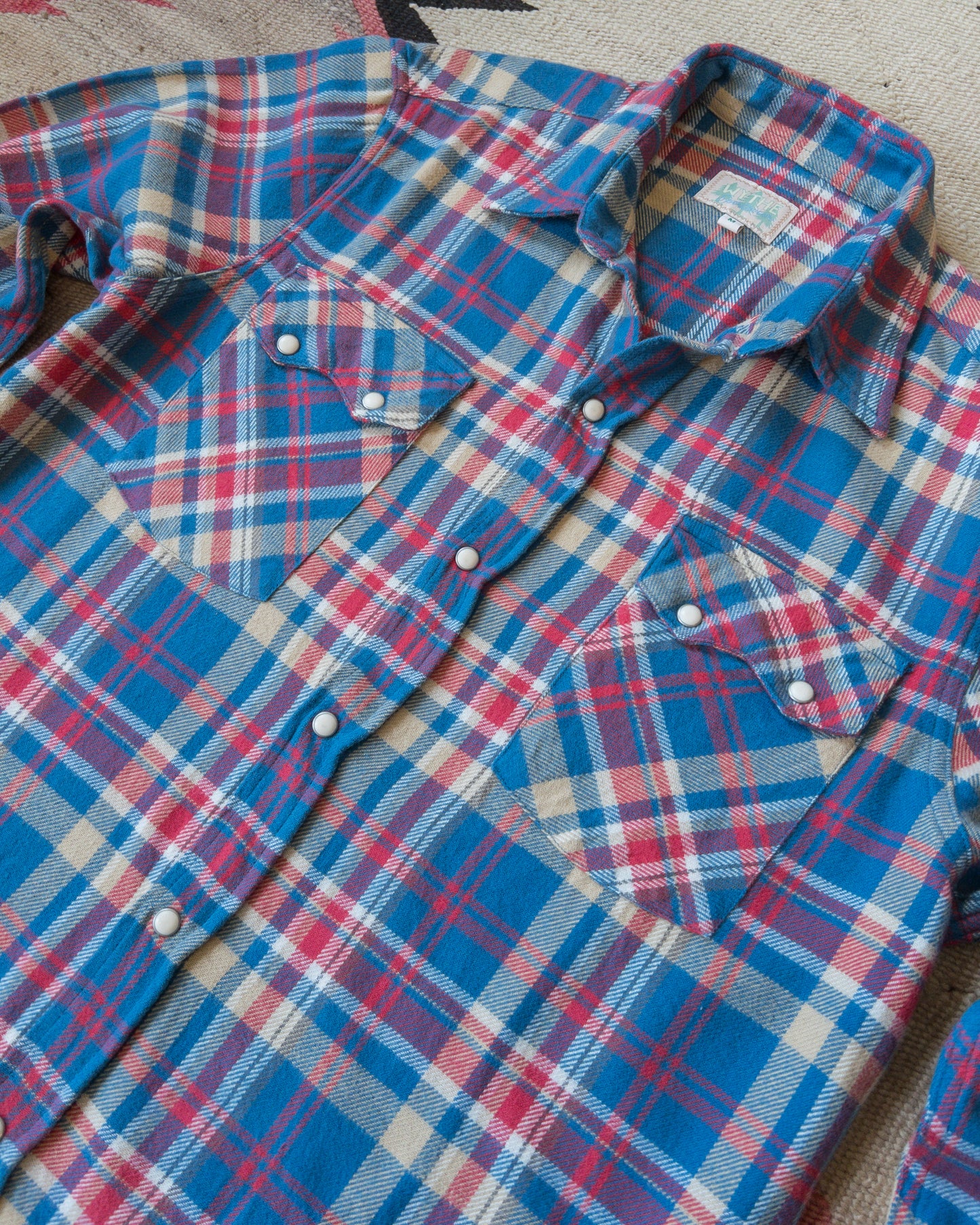 Washed Flannel Pearlsnap Shirt - Northwoods Plaid – Wythe New York