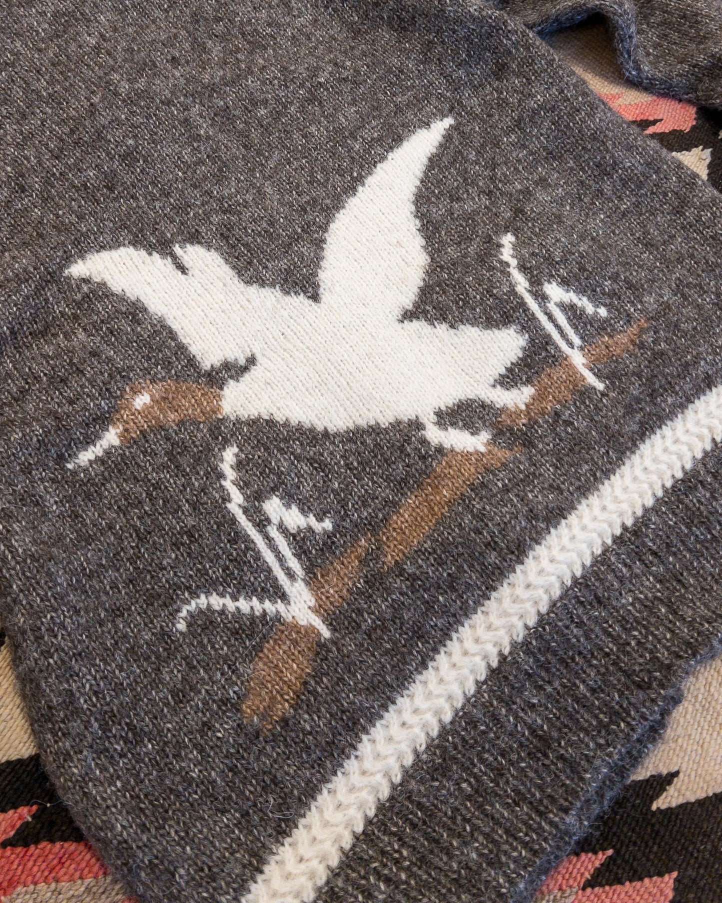 Alpaca Cardigan - Mallard Flight