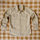 Cotton/Linen Twill Officer's Shirt - Camp Khaki