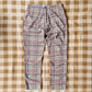 Printed Corral Plaid Tencel Chinos - Nutmeg