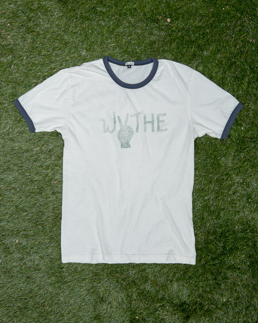 Cotton Ringer T-Shirt - Peace