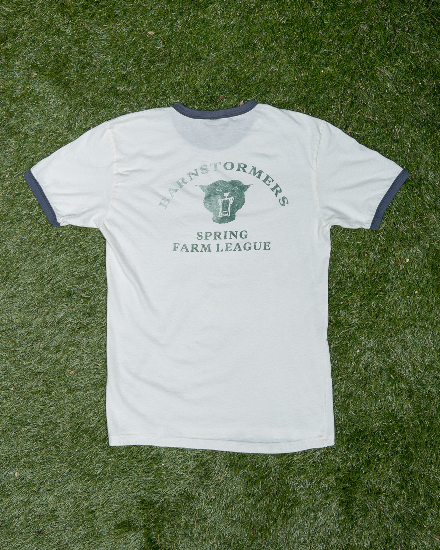 Cotton Ringer T-Shirt - Barnstormers (Back Print)