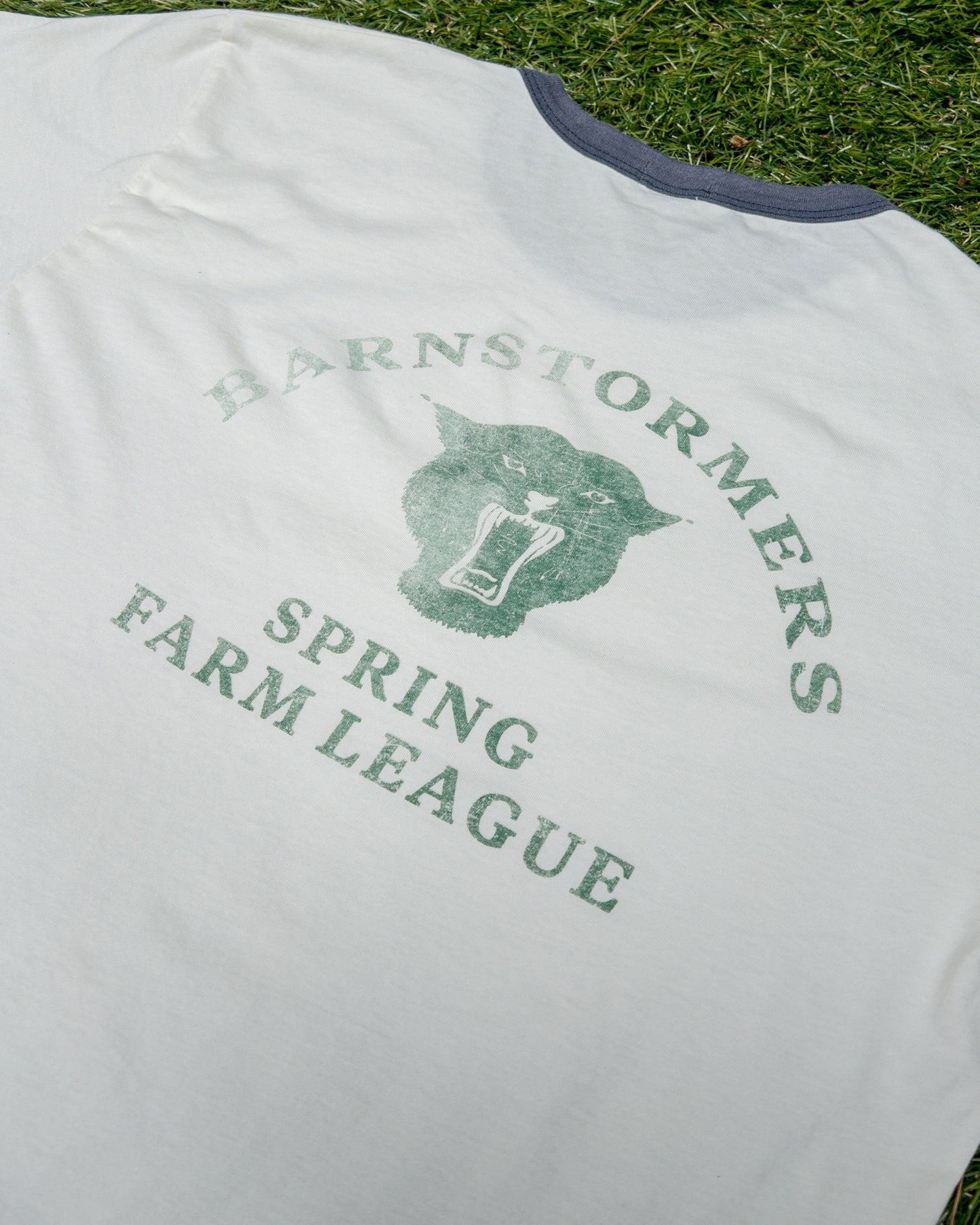 Cotton Ringer T-Shirt - Barnstormers (Back Print)