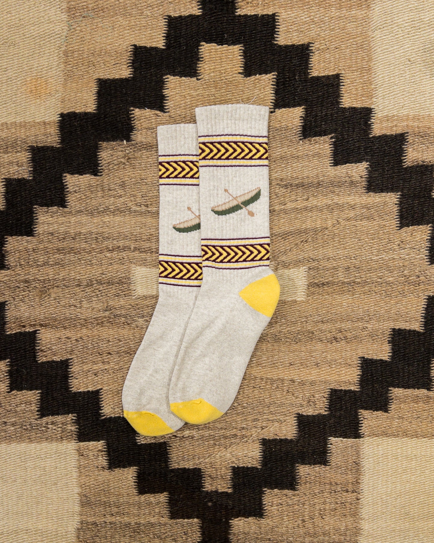 Canoe Recycled Cotton Camp Socks