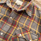 Washed Flannel Pearlsnap Shirt - Dusk Plaid