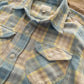 Washed Flannel Workshirt - Sand Dunes Sunrise