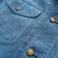 Heavyweight Pinpoint Canvas Barn Jacket - Blue