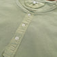 Cotton Henley - Faded Olive