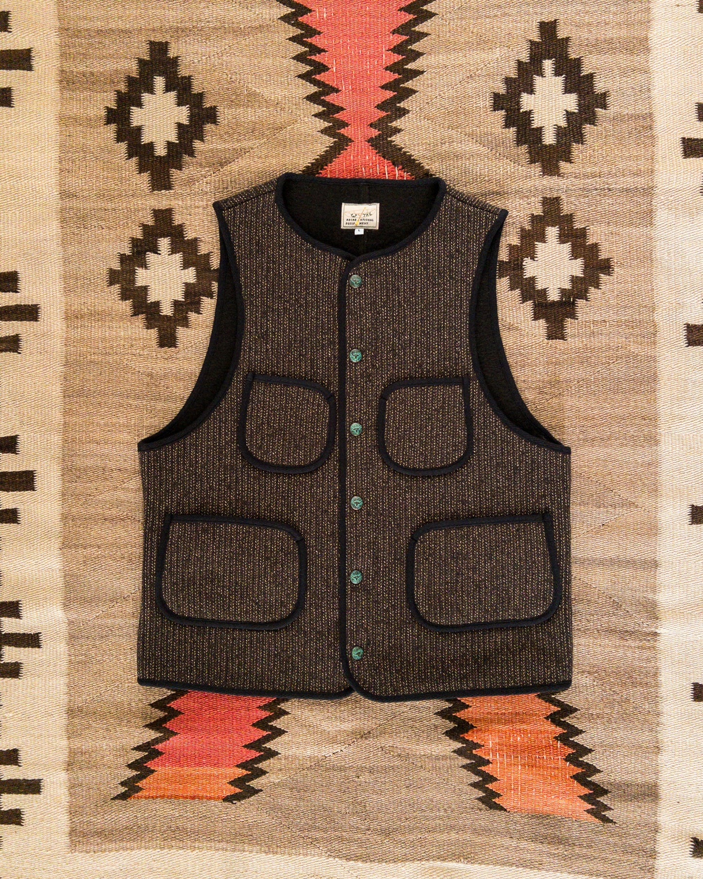 Beachcloth Vest - Brown