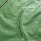 Mustang Fringe Leather Jacket - Green