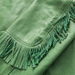 Mustang Fringe Leather Jacket - Green