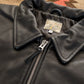 Mustang Fringe Leather Jacket - Black