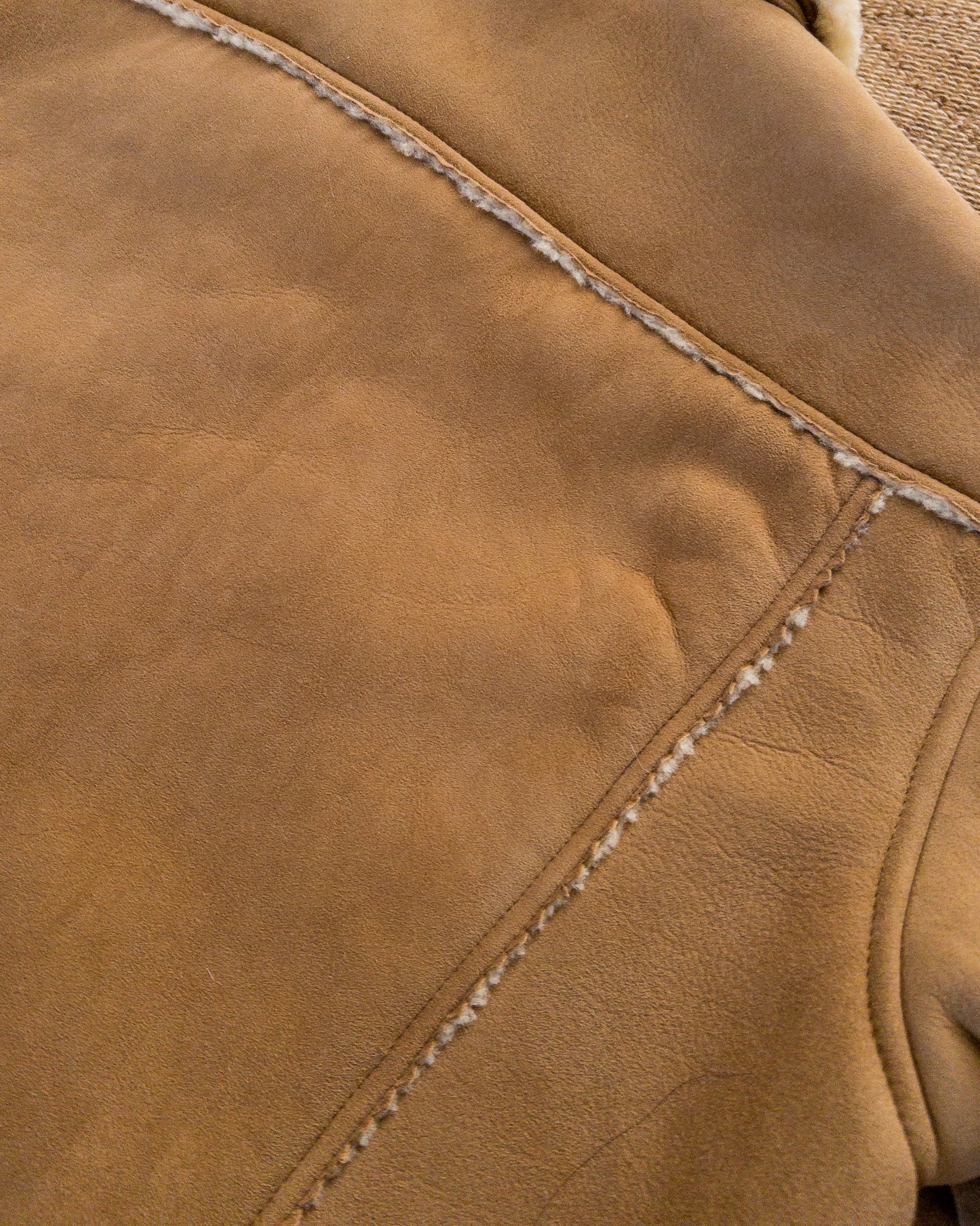 Suede Shearling Ranch Jacket - Oak