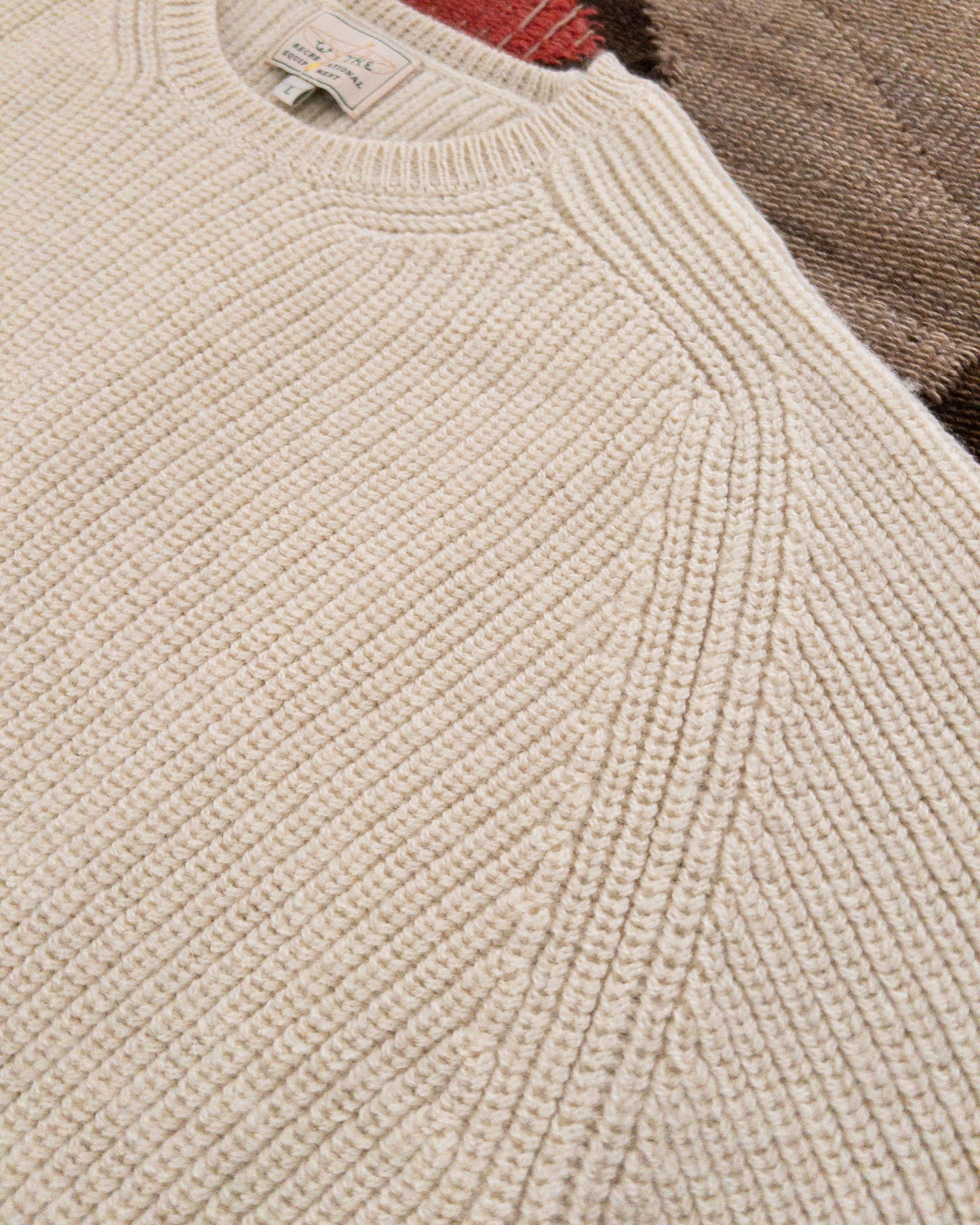 Highland Shakerknit Sweater - Cream