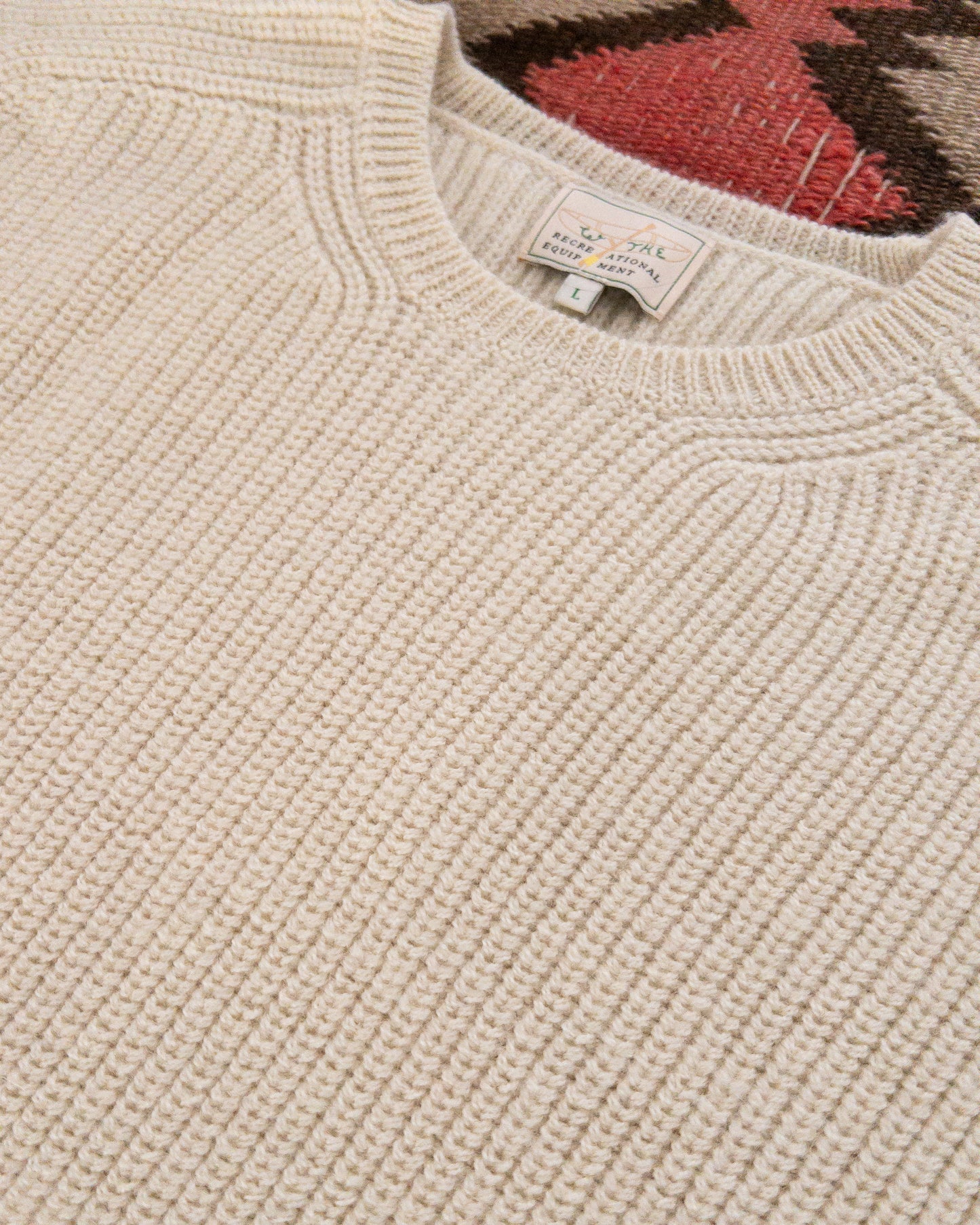 Highland Shakerknit Sweater - Cream