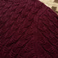 Highland Cableknit Sweater - Bordeaux