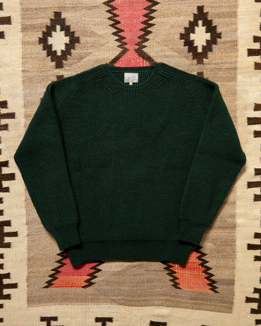 Highland Shakerknit Sweater - Evergreen