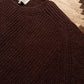 Highland Shakerknit Sweater - Brown