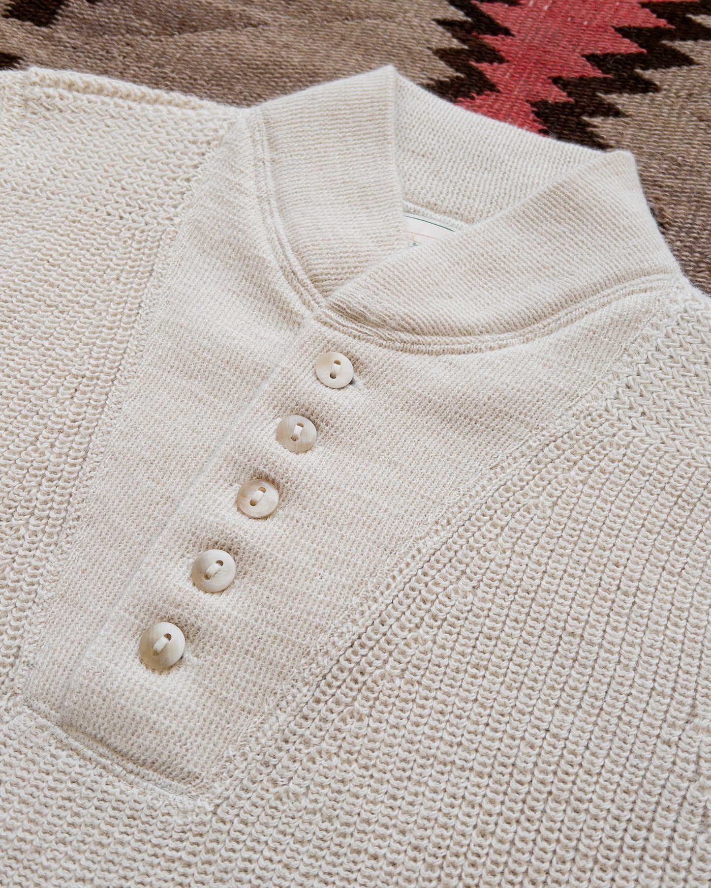 Alpaca Submariner Henley - Cream