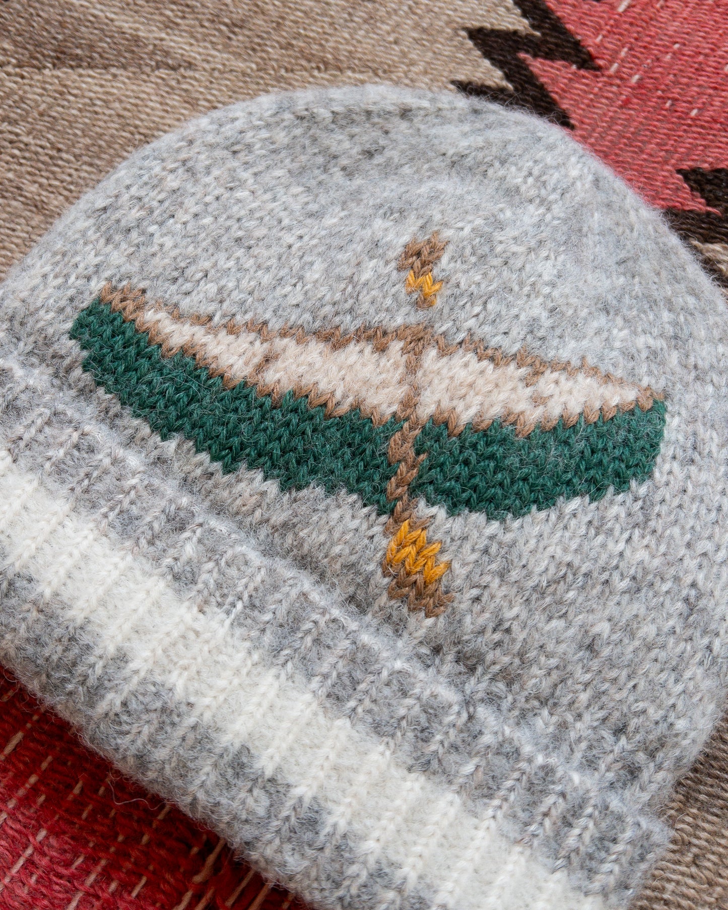 Alpaca Canoe Beanie - Seasalt