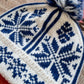 Jacquard Pom Beanie - Royal Blue