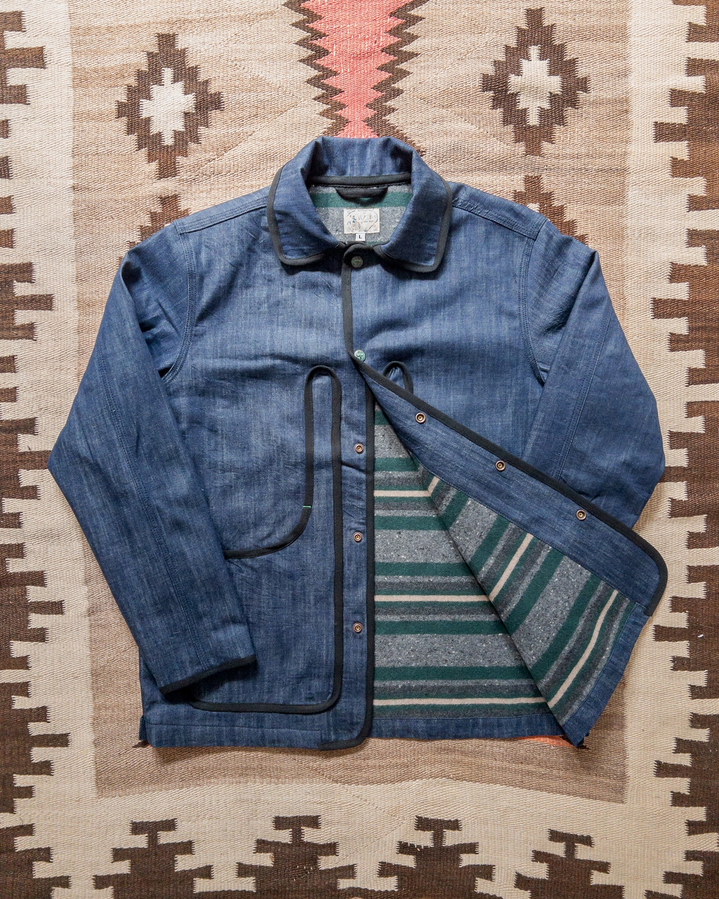 Blanket-Lined Denim Hunting Jacket