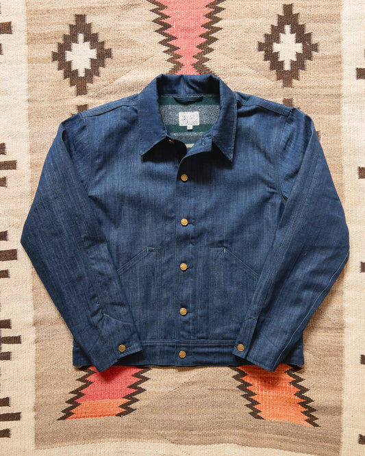 Blanket-Lined Denim Buckaroo Jacket