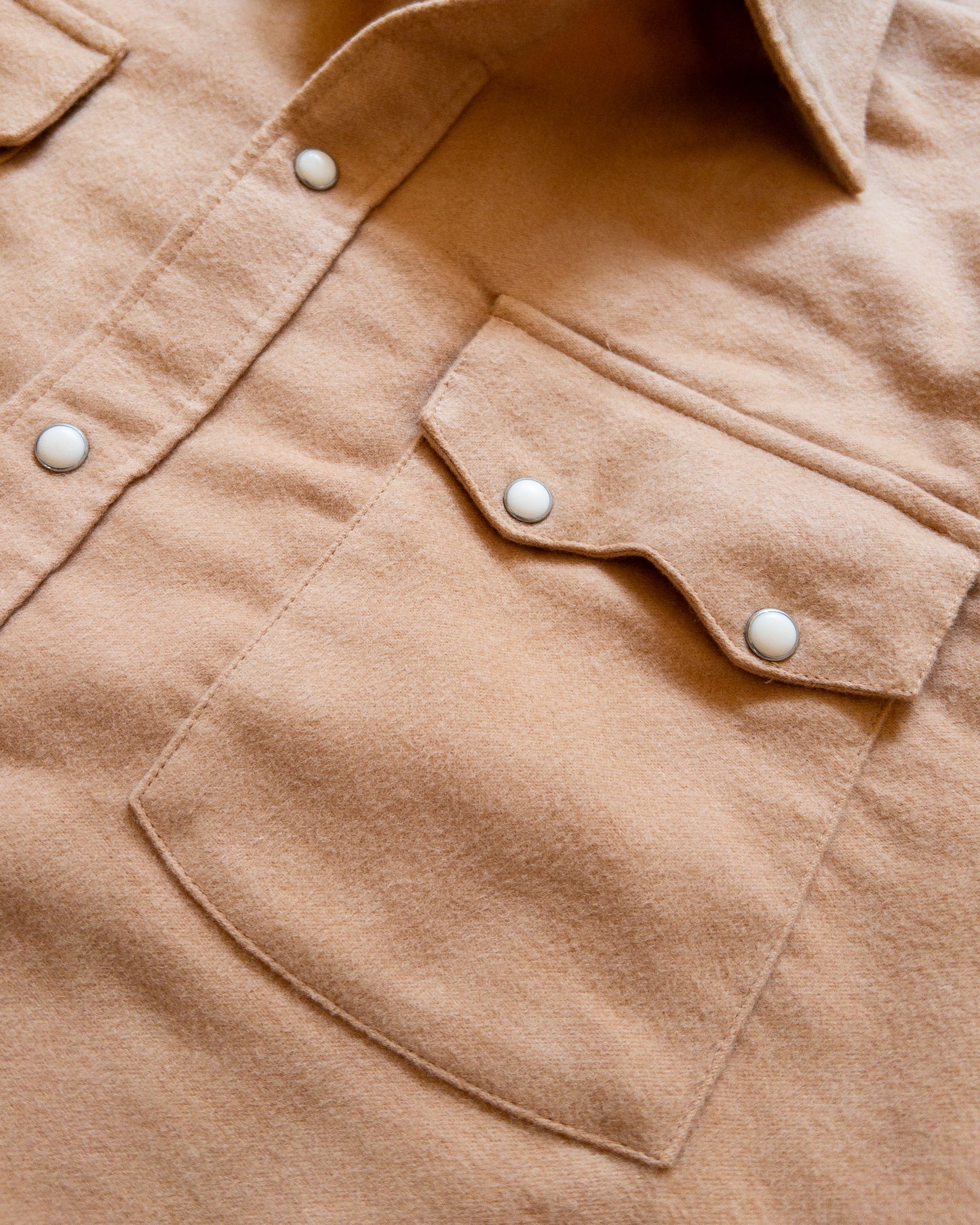 Moleskin Pearlsnap Shirt - Nectar