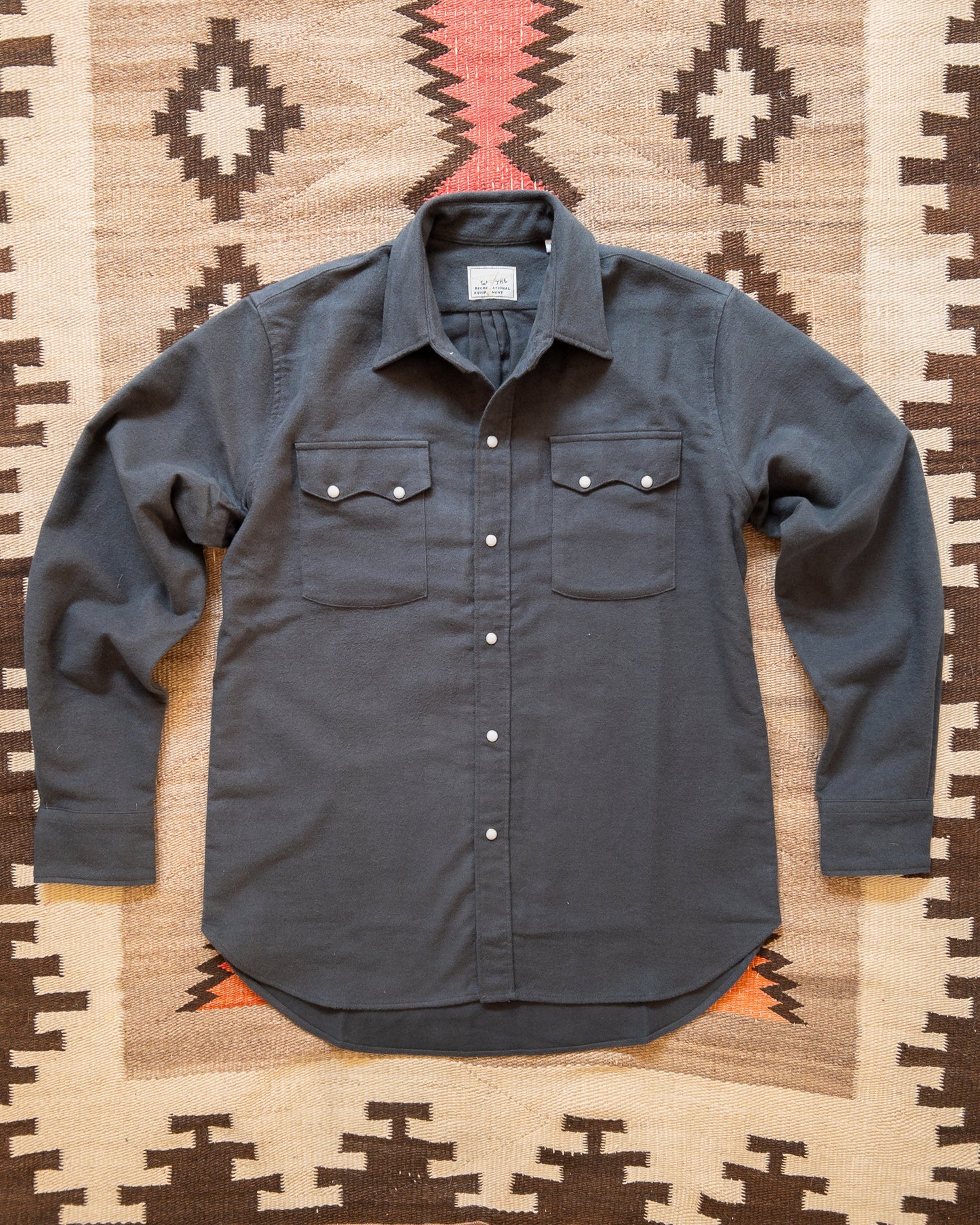 Moleskin Pearlsnap Shirt - Graphite