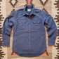 Moleskin Pearlsnap Shirt - Faded Navy