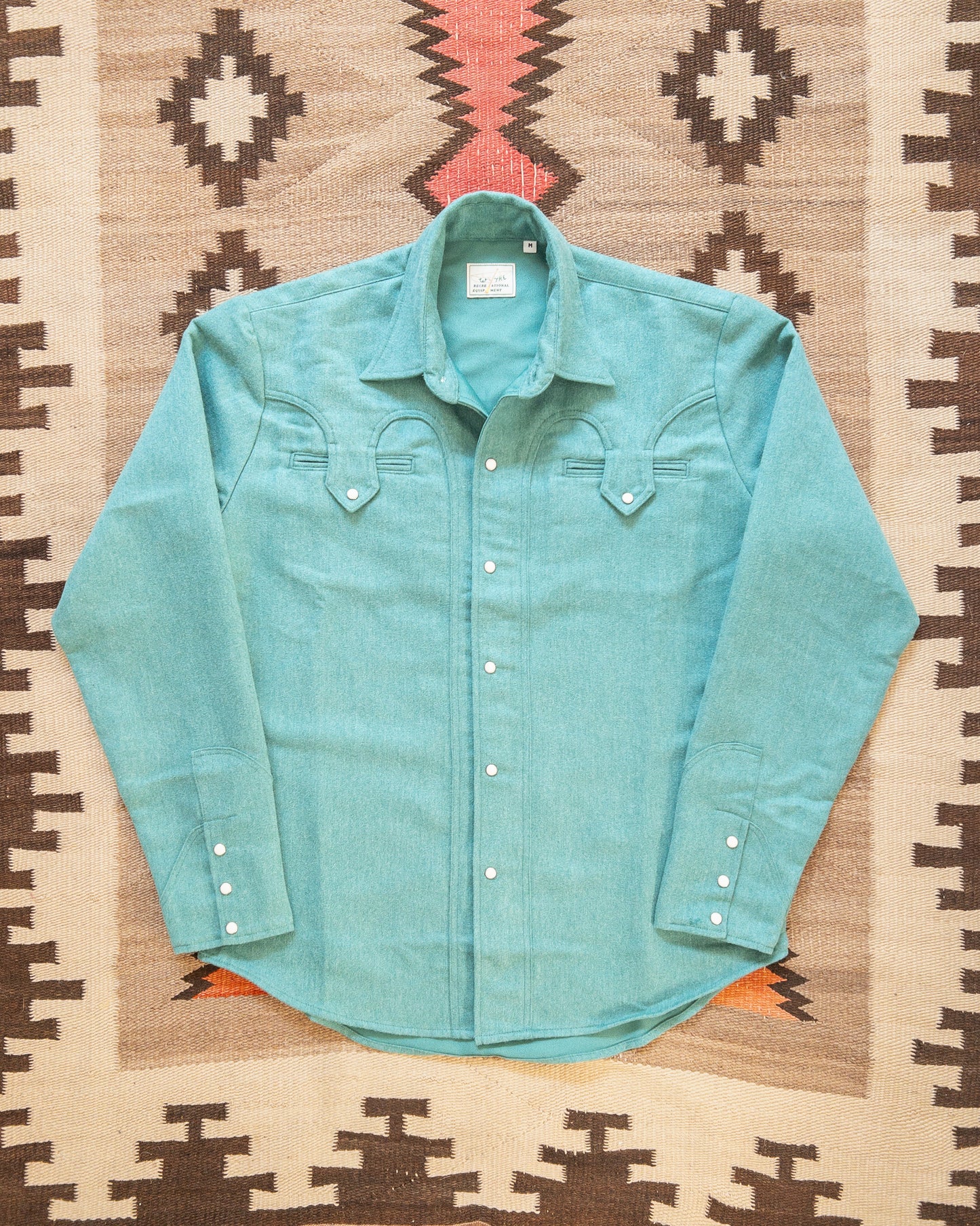 Moleskin Outlaw Shirt - Wintergreen Melange