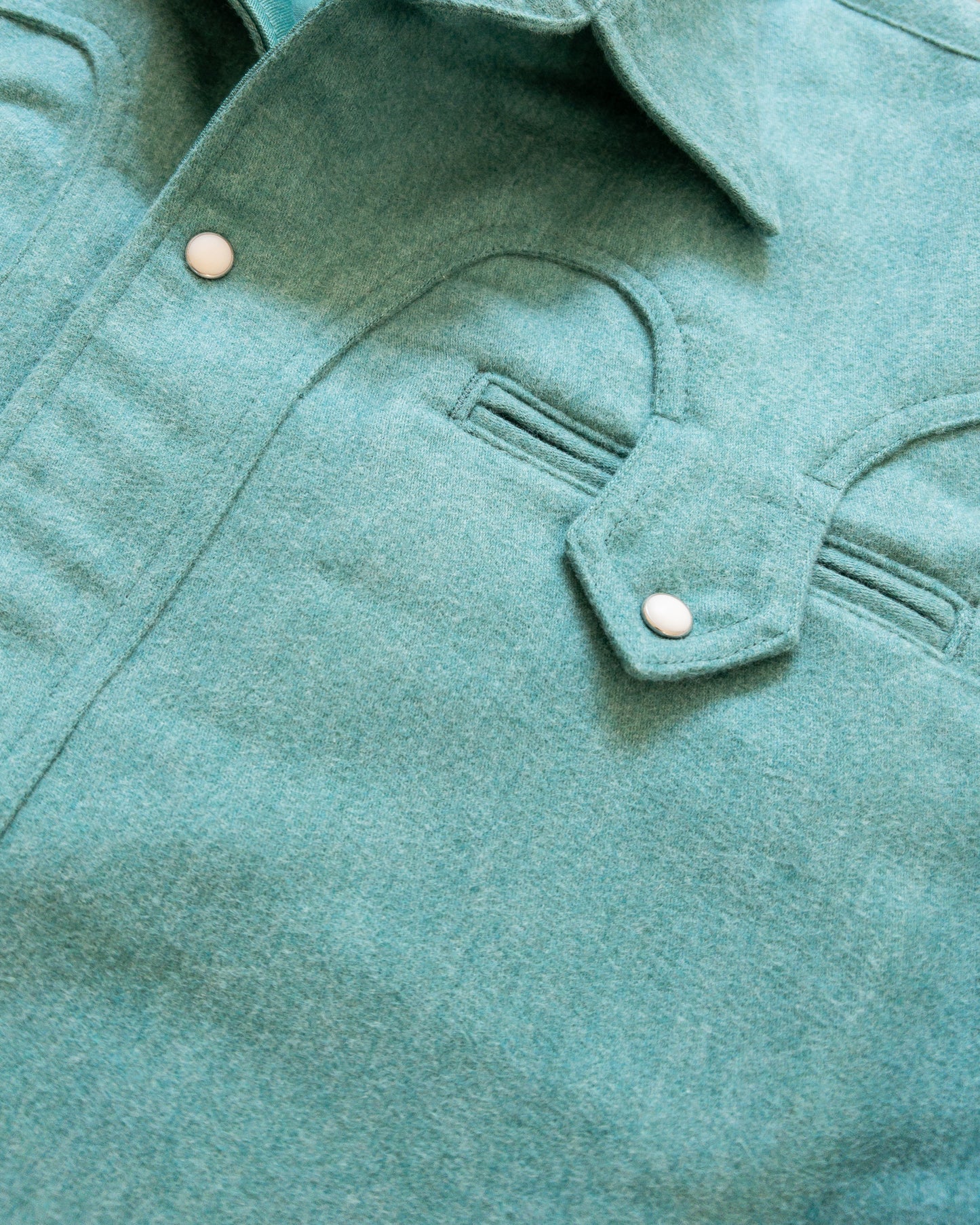 Moleskin Outlaw Shirt - Wintergreen Melange