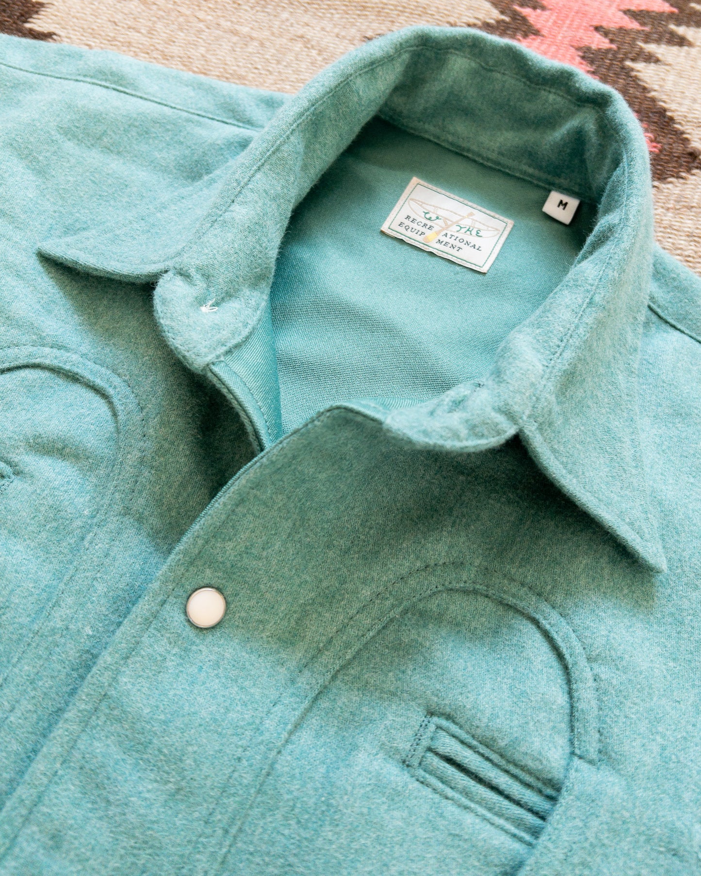 Moleskin Outlaw Shirt - Wintergreen Melange