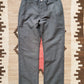 Japanese Wabash Stripe Moleskin Chinos - Charcoal Smoke