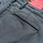 Japanese Wabash Stripe Moleskin Chinos - Charcoal Smoke