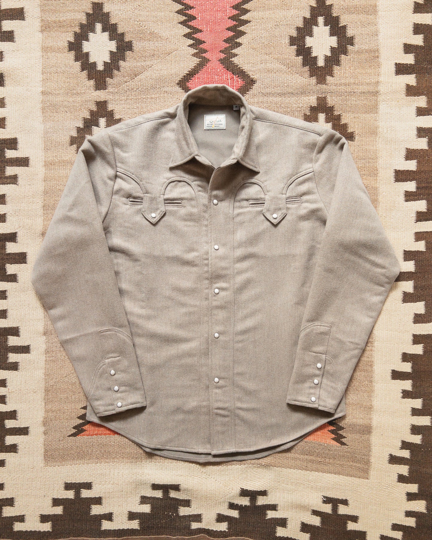 Moleskin Outlaw Shirt - Taupe Melange