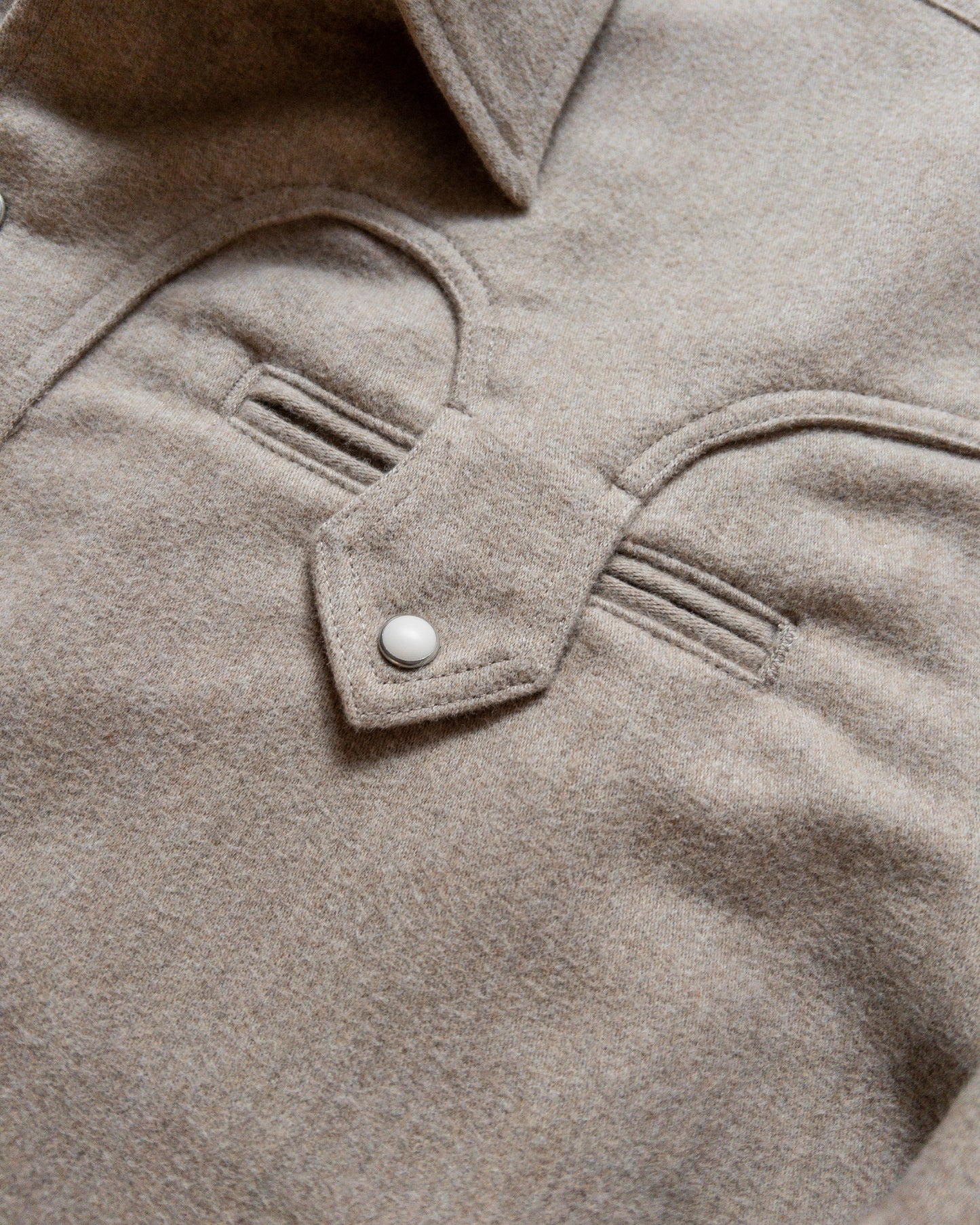 Moleskin Outlaw Shirt - Taupe Melange