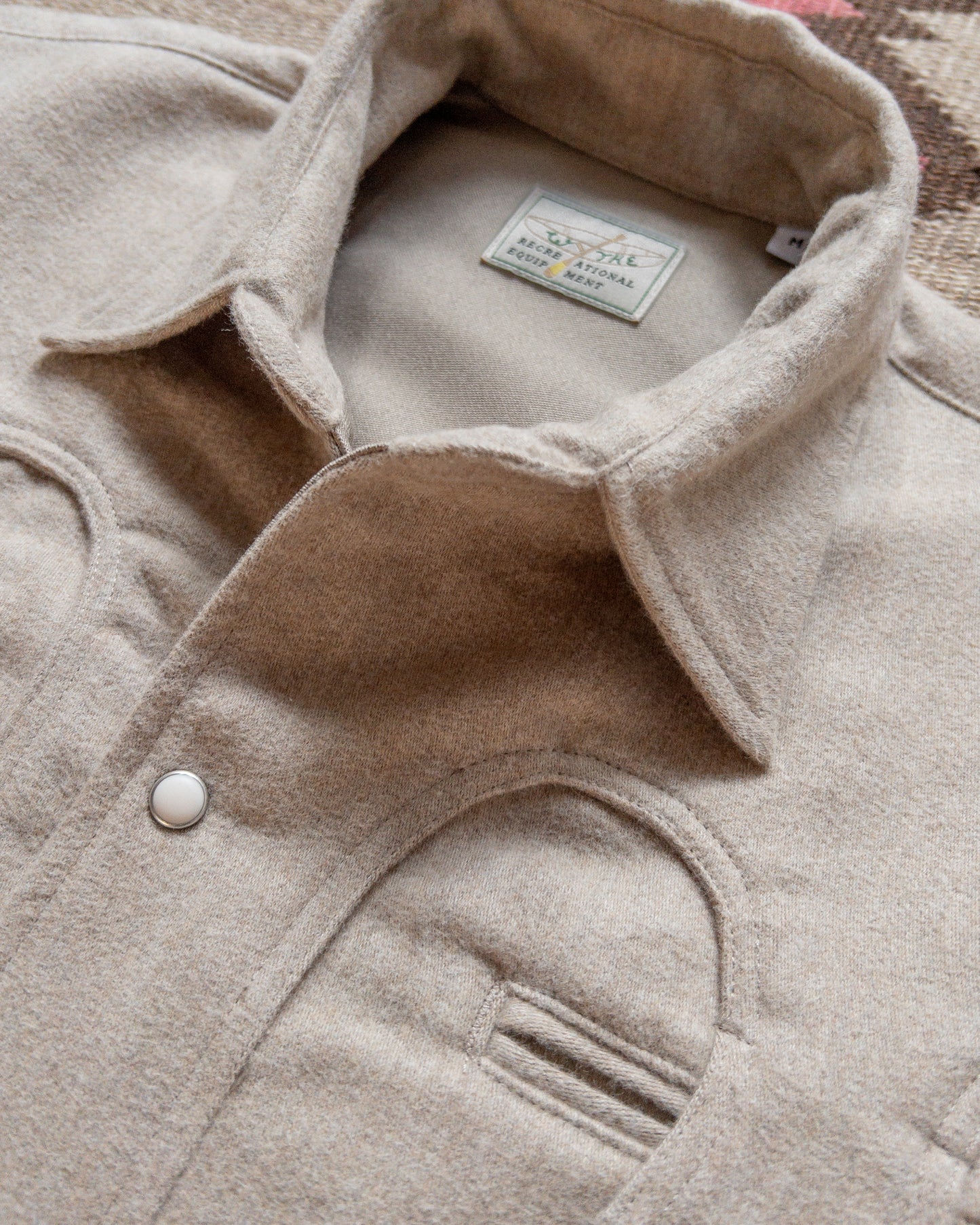 Moleskin Outlaw Shirt - Taupe Melange