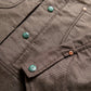 Japanese Wabash Stripe Moleskin Ranch Jacket - Espresso Brown