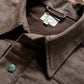 Japanese Wabash Stripe Moleskin Ranch Jacket - Espresso Brown