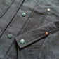 Japanese Wabash Stripe Moleskin Ranch Jacket - Charcoal Smoke