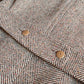 Polo Coat - Brown/Cream Herringbone