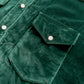 Velvet Pearlsnap Shirt - Pine Green