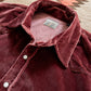 Velvet Pearlsnap Shirt - Plum